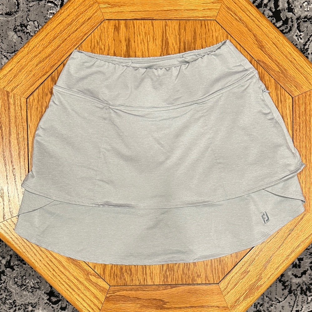 *FOOTJOY* Light Gray Active Golf Performance Layered Skort Size XS - Picture 2 of 9